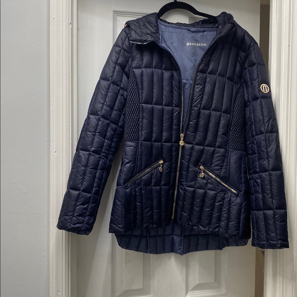 Bernardo Navy Outerwear